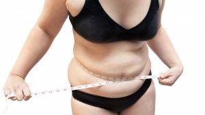 bigstock-Woman-Show-Body-Fat-Wearing-Bl-95109437